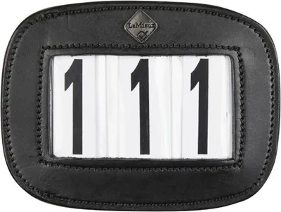 Produktbild von LeMieux Lederstartnummer, Farbe:black