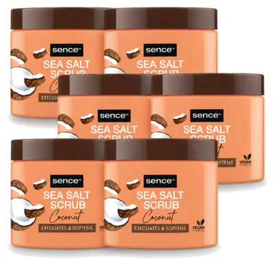 Produktbild von 6 x Sence Coconut Bodyscrub - Pflegend - 500 g - Vorteilspackung - 6 Stücke