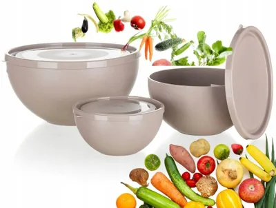 Produktbild von BANQUET Culinaria Aufbewahrungsbehälter Set 3er Plastik