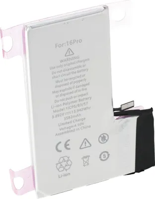 Zdjęcie produktu dla Bateria pasująca do Apple iPhone 16 Pro Li-Polymer 3,89 V 3582 mAh 13,94 Wh