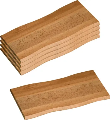 Produktbild von 5 Stück Schneidebretter, Kernbuche -38 x 17cm