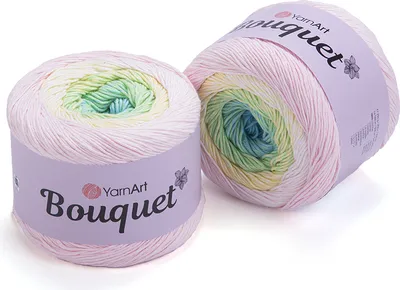 Obrázek produktu pro YarnArt Bouquet 706 Vlna, 100% bavlna, ombre efekt, 500m/250g, ohromující