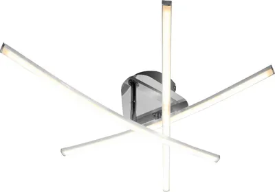 Produktbild von LED-Deckenleuchte - silberfarben - 51 x 8,5 cm