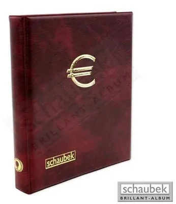 Produktbild von Schaubek Numismatik 10-Euro-Münzalbum, rot A-RB9401