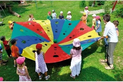 Immagine prodotto di Paracadute con fori di mira da 300 cm