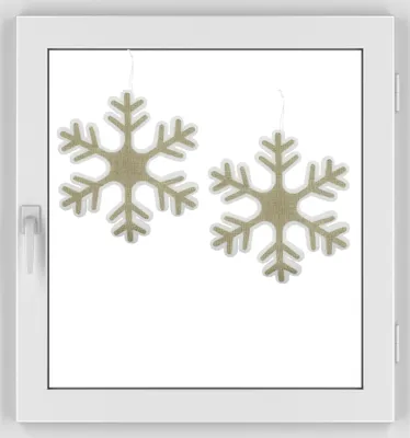 Produktbild von 2er Set XL Weihnachtsstern Weihnachtsdeko Fensterdeko Fensterschmuck Weihnachten