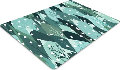 Produktbild von Stuhlunterlage Bürostuhlunterlage 120 cm x 90 cm Bodenmatte Bürostuhlunterlage - Frostige Berge.