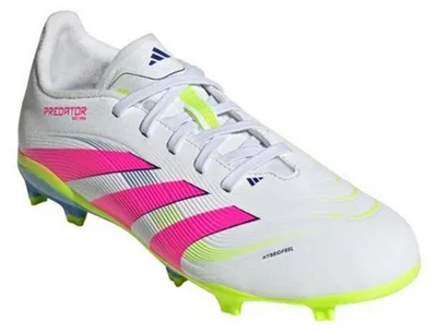 Produktbild von Adidas - Kinder Fußballschuhe mit festem Boden "Predator League" PP5784 (37 EU) (Weiß/Pink)