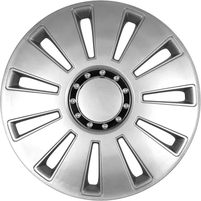 Produktbild von 4x 14" Zoll Radkappen Silber Radzierblenden Radblenden 14 SILVERSTONE PRO ARGO