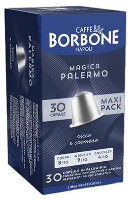 Obrázok produktu pre Borbone Magica Palermo, hliníkové kapsuly pre Nespresso - 30 kapsúl