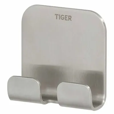Produktbild von Tiger Doppel-Handtuchhaken Colar ohne Bohren Silbern 1314630946