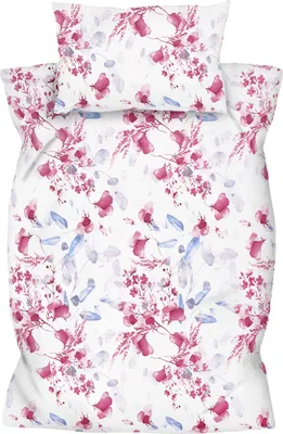 Produktbild von Amilian Kinderbettwäsche 2-teilig – 100×135 & 40×60 cm – 100 % Baumwolle, Hotelverschluss – für Babybett, Kleinkinderbett & Gitterbett