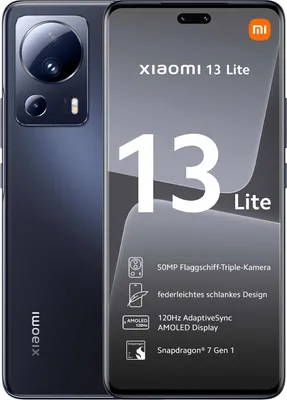 Zdjęcie produktu dla Xiaomi 13 Lite 128GB czarny