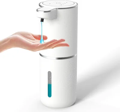 Produktbild von Automatischer Seifenspender 400ml Touchless USB-C, 4 einstellbare Schaummengen, Wandmontage für Bad & Küche