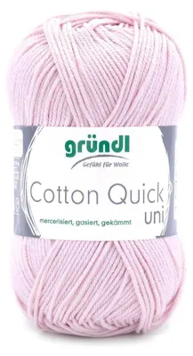 Produktbild von Gründl Baumwolle quick uni,50g.100%Baumwolle,mercerisiert,Häkel- u. Strickgarn,50g / 125 m,NS 3-4 106