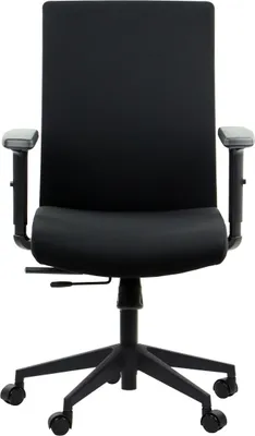 Image de Chaise de bureau ergonomique pivotante RIVERTON F/L, accoudoirs réglables, assise coulissante (avant-arrière), noir