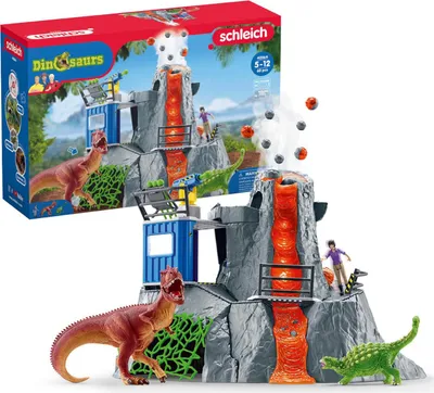 Produktbild von SLH42564 Schleich Dinosaurus - Dinosaurier große Vulkanexpedition, Figuren für Kinder ab 5