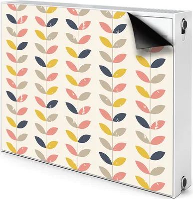 Produktbild von Magnet Verkleidung Abdeckung Heizkörperabdeckung Heizkörperabdeckung 80x60 cm  - Zweige und Blätter