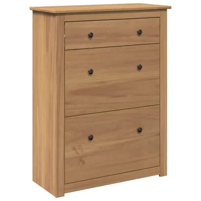 Produktbild von vidaXL Schuhschrank PANAMA 80x35x105 cm Massivholz Kiefer