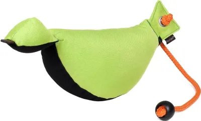Produktbild von Mystique Bird Dog Dummy groß 350g neongrün / schwarz