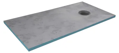 Obrázok produktu pre Sprchová vani?ka Marwell Showerboard, vrátane okrúhleho odtokového kanálika, možno ponecha? v pôvodnom stave, bez odtoku, 90 x 160 x 4 cm