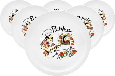 Produktbild von Van Well Pizzateller ø 30,5 cm Küchenchef 6er Set