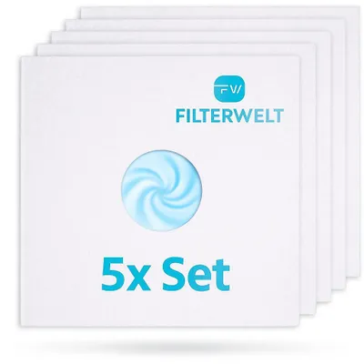 Produktbild von 5x Filterwelt® Filtereinsatz passt für MAICO Lüfter ZF 60/100 Staubfilter AP/APB 135 mm Filter