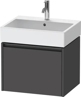 Zdjęcie produktu dla Duravit Ketho.2 - Szafka pod umywalkę 440x584x460 mm, 1 szuflada, grafit mat K25075049490000