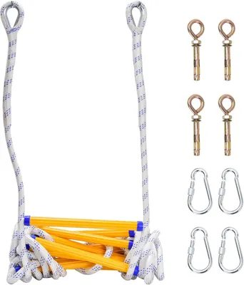 Produktbild von Strickleiter 5 m, 200 kg, Nylon, für Fenster