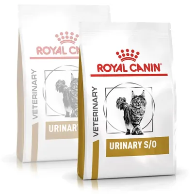 Produktbild von Royal Canin Veterinary Urinary S/O 2x400g Trockenfutter für Katzen bei Struvitsteinen