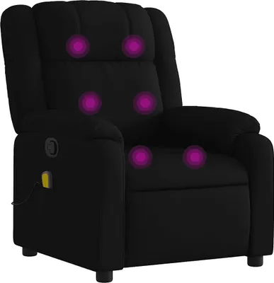 Produktbild von vidaXL Massagesessel Schwarz Stoff