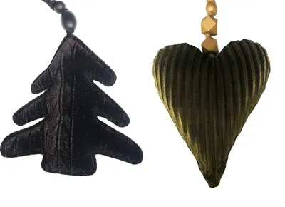 Imagen del producto de Adornos para el árbol de Navidad, surtido de diseños, 15 cm