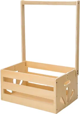 Productafbeelding van Houten opbergmand voor babyaccessoires
