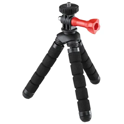 Produktbild von Hama Flex 2in1, 3 Bein(e), Schwarz, Rot, 14 cm, 64 g