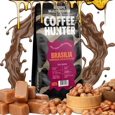 Obrázek produktu pro Brasilia Cemorrado Chocolate Edition 1000g kávová zrna