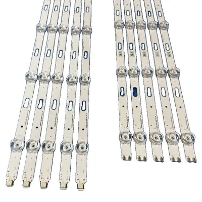 Obrázek produktu pro LED pásky pro podsvícení, 12 LED diod, snadná instalace, 10 kusů pro 1 televizor
