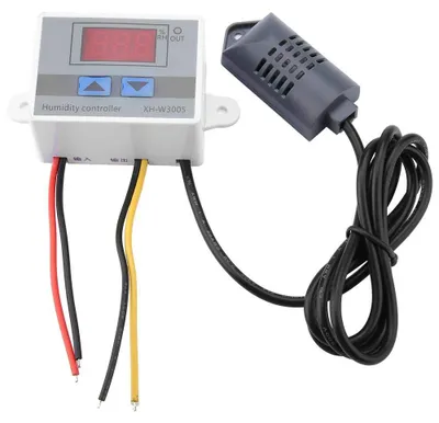 Feuchtigkeitsregler, LED-Hygrometer, 0–99 % RH, 220 V