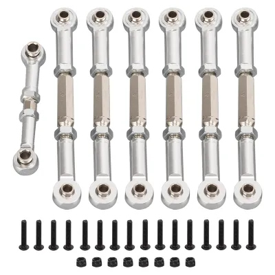 Zdjęcie produktu dla RC Car Servo Pull Rod, Metal Servo Pull Rod, RC Car Pull Rod, Regulowany RC Car Pull Rod, 1/10 RC Car Servo Pull Rod, 1/10 Metal Servo Pull Rod