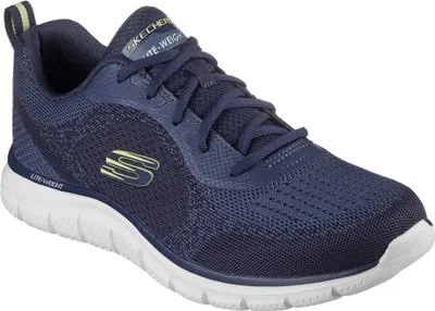 Image de Skechers - Chaussures Track Glendor pour hommes FS11468 (47 EU) (Navy/Lime)