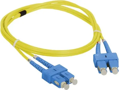 Image de ALANTEC SM SC-SC Duplex Câble patch 5m jaune LSOH