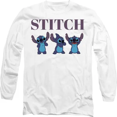 Productafbeelding van Lilo & Stitch - T-shirt voor heren/dames, uni, TV14305 (XXL) (wit)