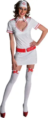 Produktbild von M211122-M weiß Damen Schwestern Kleid Doktorin Gr.M