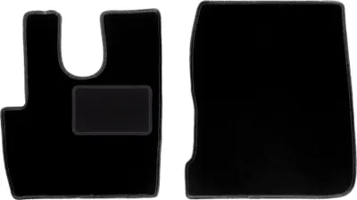 Image de Tapis en velours noir pour : camions DAF CF (2014-)