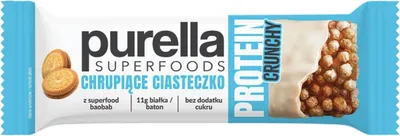 Zdjęcie produktu dla Purella Superfoods Protein Bar Baton Proteinowy Chrupiące Ciasteczko 45G