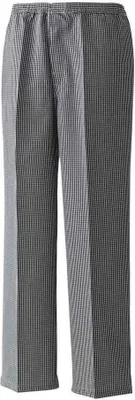 Immagine prodotto di Premier - Pantaloni da cuoco per uomo/donna unisex PC6727 (M) (Nero/Bianco)