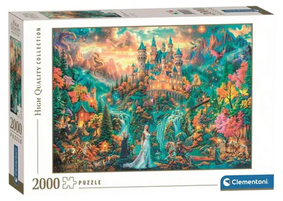 Image de Clementoni Puzzle "Légende du Royaume Secret" - 2000 pièces.