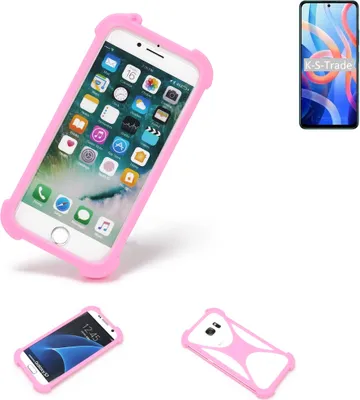 Produktbild von K-S-Trade Handy Hülle kompatibel mit Xiaomi Redmi Note 11 Schutz Hülle Bumper Silikon Schutz Hülle Cover Case Silikoncase Silikonbumper TPU