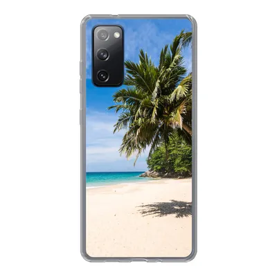 Produktbild von MuchoWow® Handyhülle Schutzhülle Hülle für Samsung Galaxy S20 FE Strand - Tropen - Meer Silikon Softcase Handy Hülle - Abdeckung