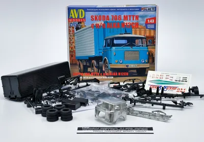 Produktbild von Škoda Liaz 706 MTTN Zugmaschine mit Sattelauflieger Alka N12CH AVD 1:43