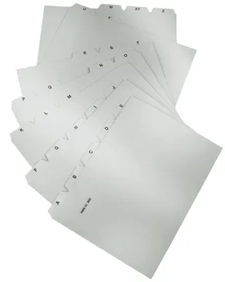 Obrázok produktu pre HAN 985 Kartei Register DIN A5 quer A-Z Polypropylen Grau 25